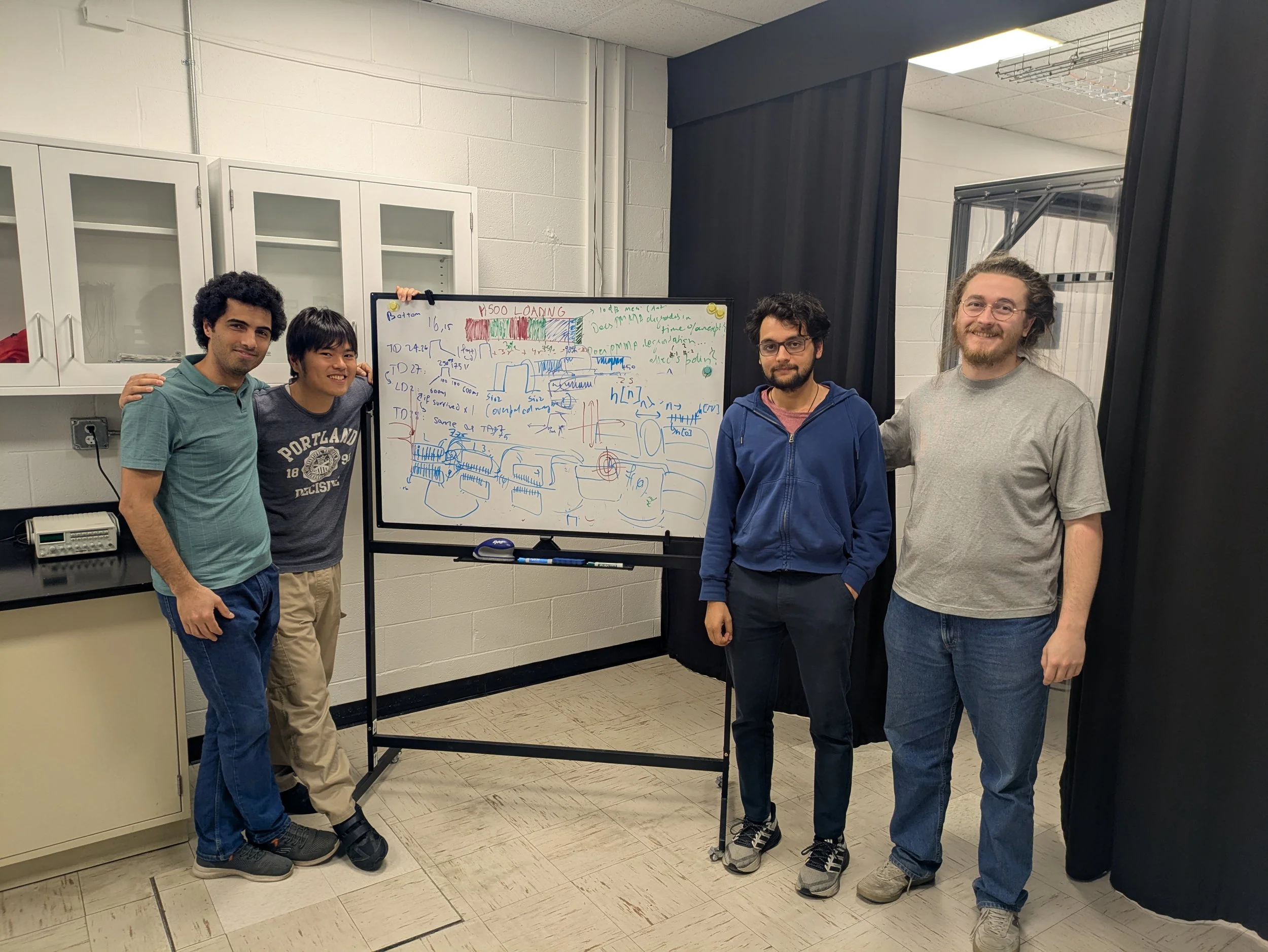 Celebratory picture after meeting the program metric (May 2026)