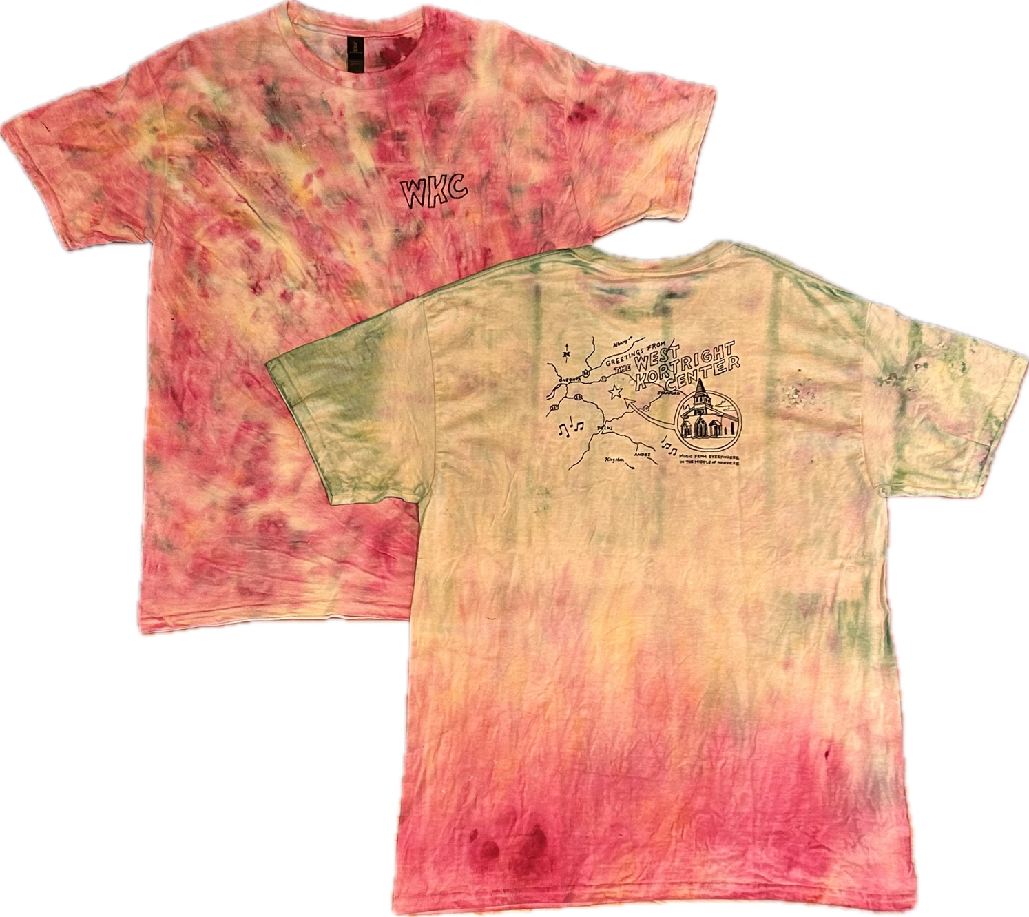 Hand dyed WKC shirts