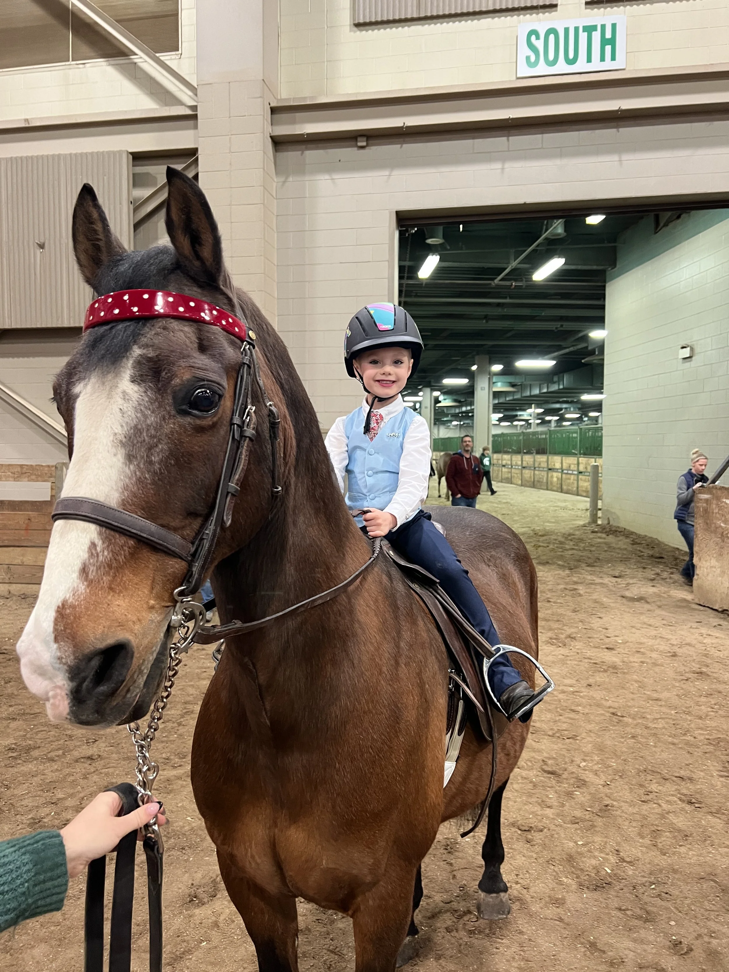 On Eagles Wings & River for her leadline debut