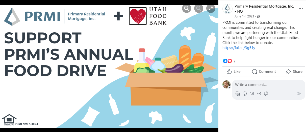 Primary Residential Food Drive Initiative