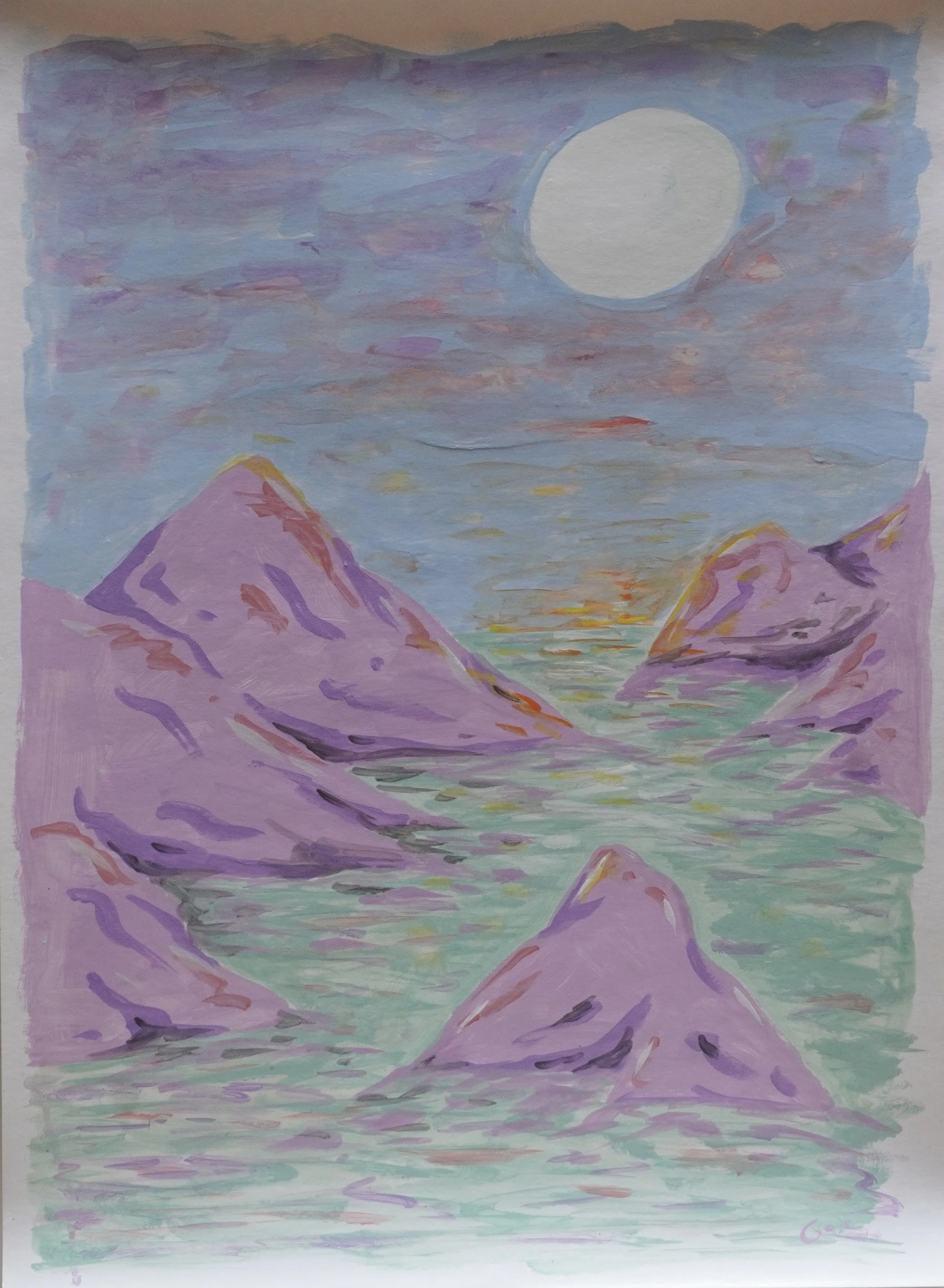 Paisaje en calma, 75 x 55 cm 