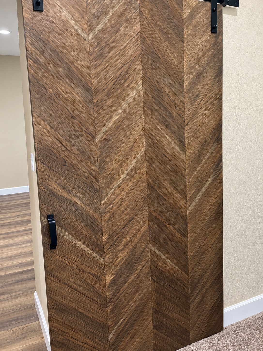Custom Barn Door in Home Renovation