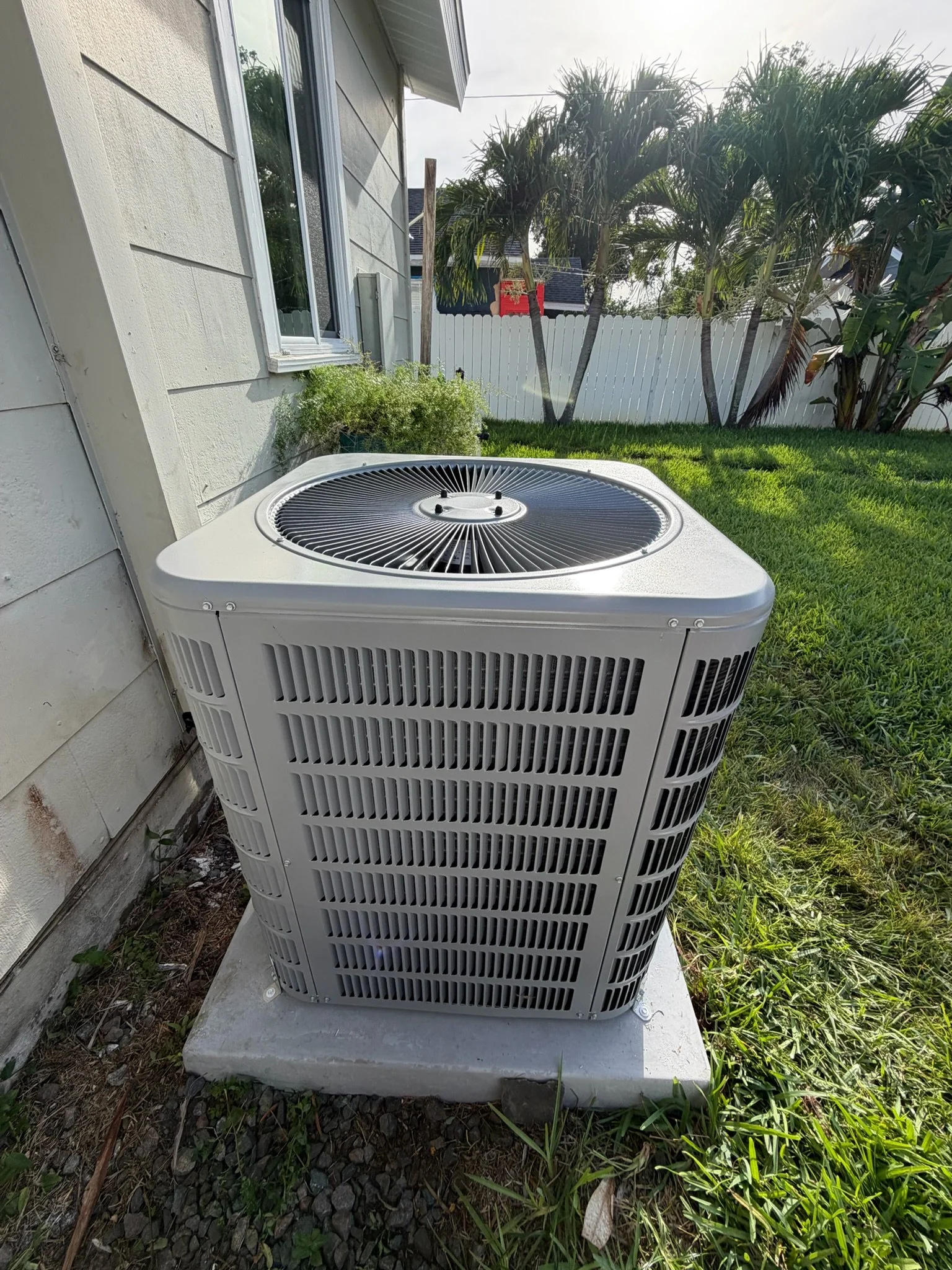 New AC unit installation tampa florida