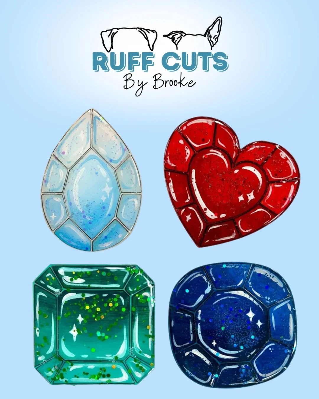 You're a Gem! Resin Coasters