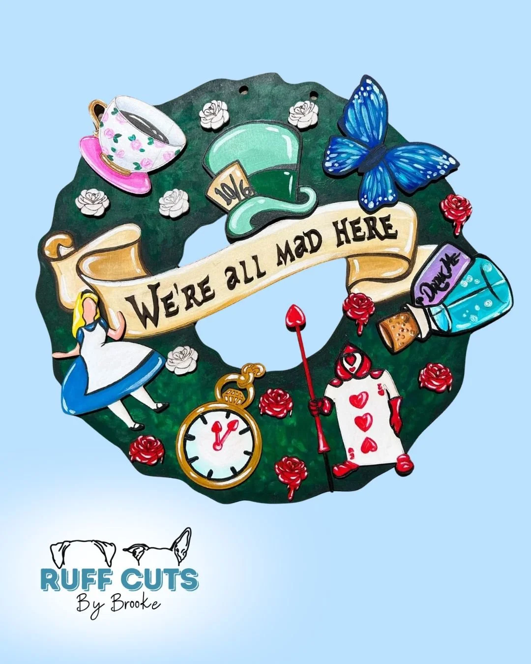 Wonderland Door Hanger