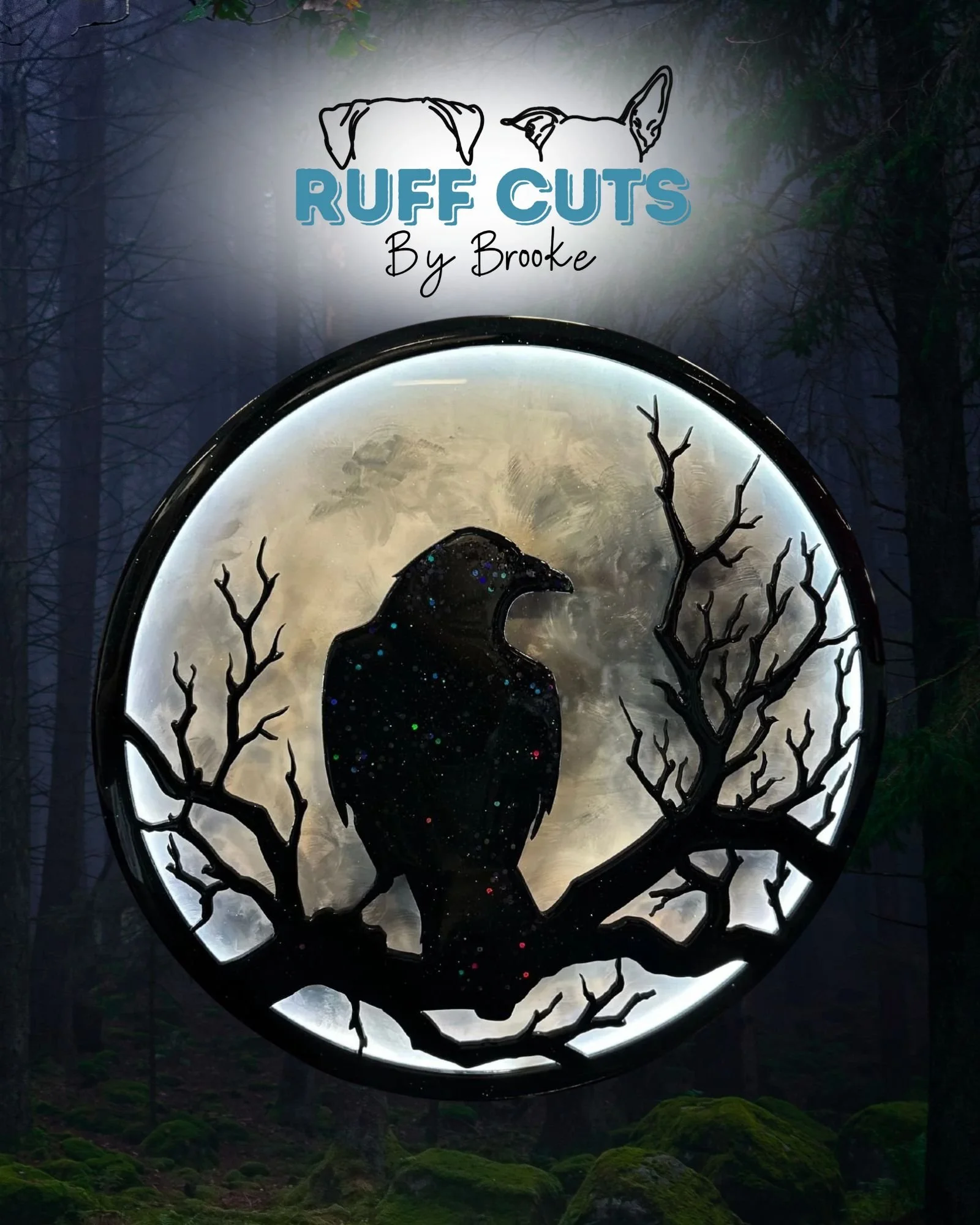 Moonlit Raven Light Up