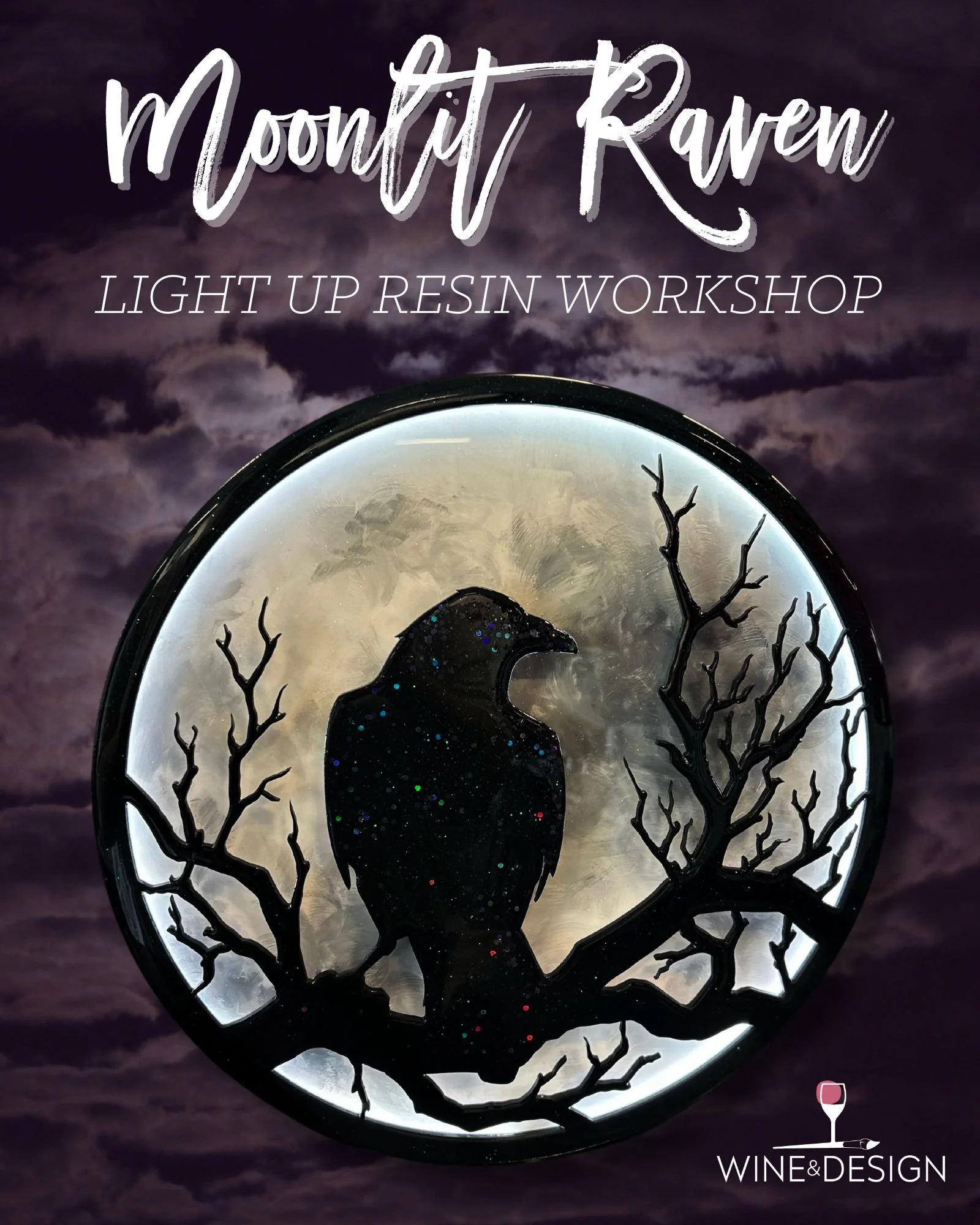 Moonlit Raven Light Up — Ruff Cuts 🐾 By Brooke