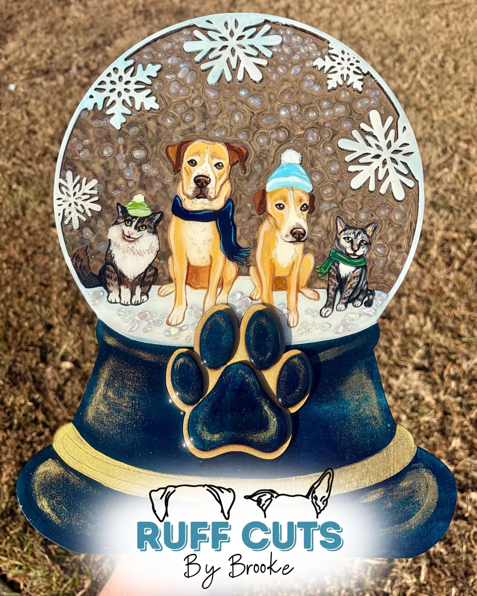 Paint Your Pet Snow Globe