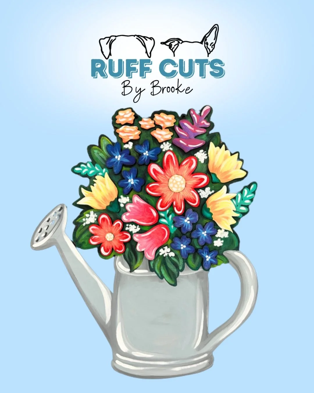 Watering Can Door Hanger