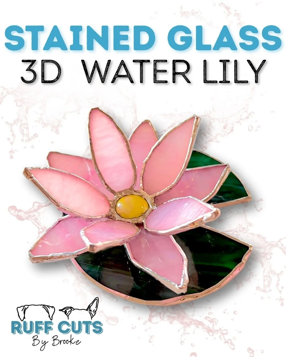 Stained Glass Water Lily