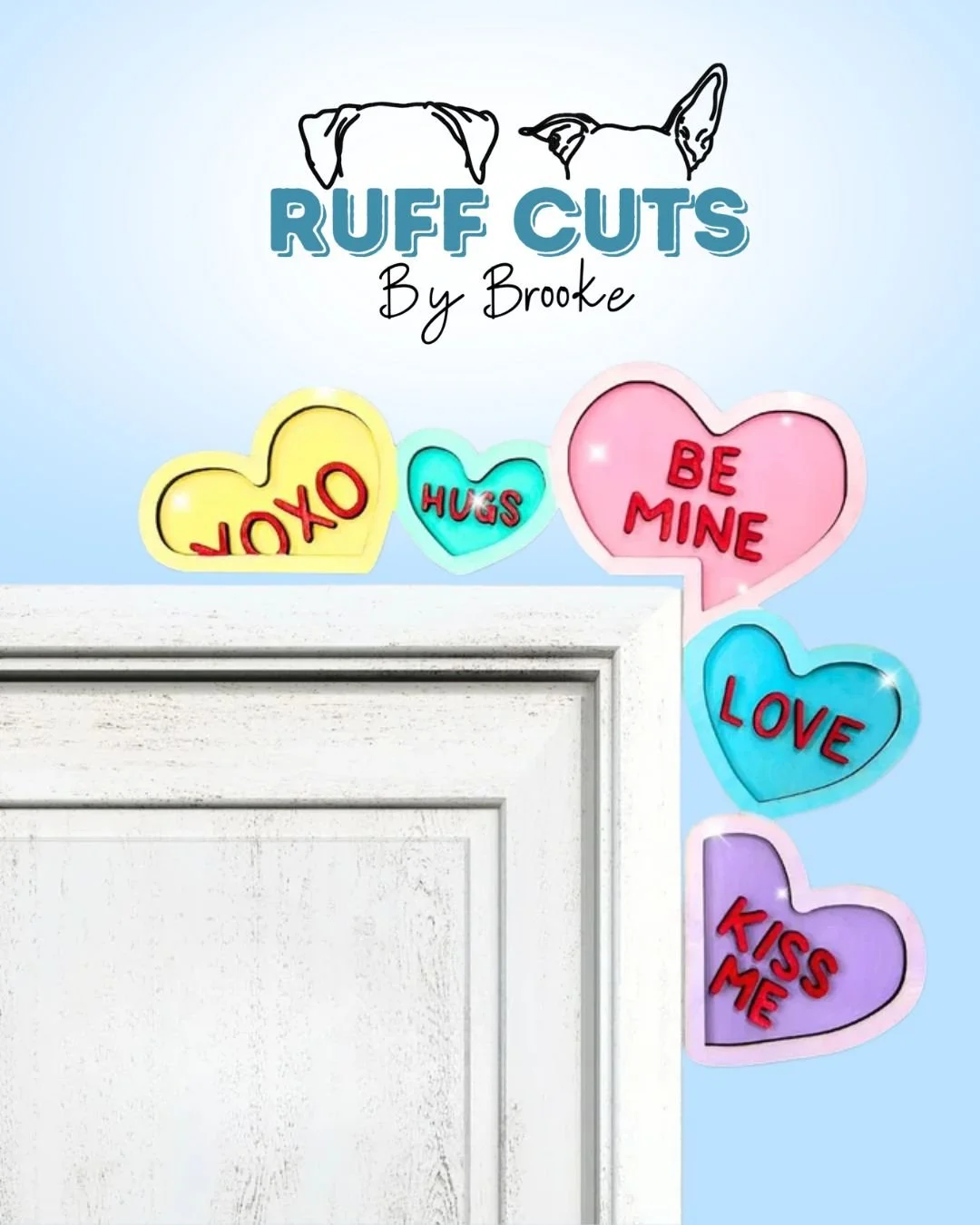 Sweetheart Resin Door Sitter