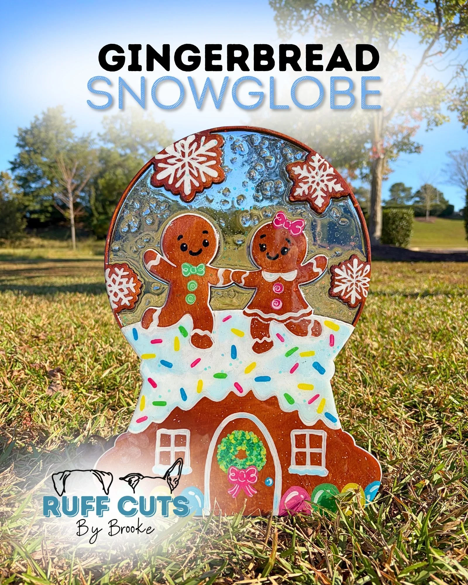 Gingerbread Snow Globe