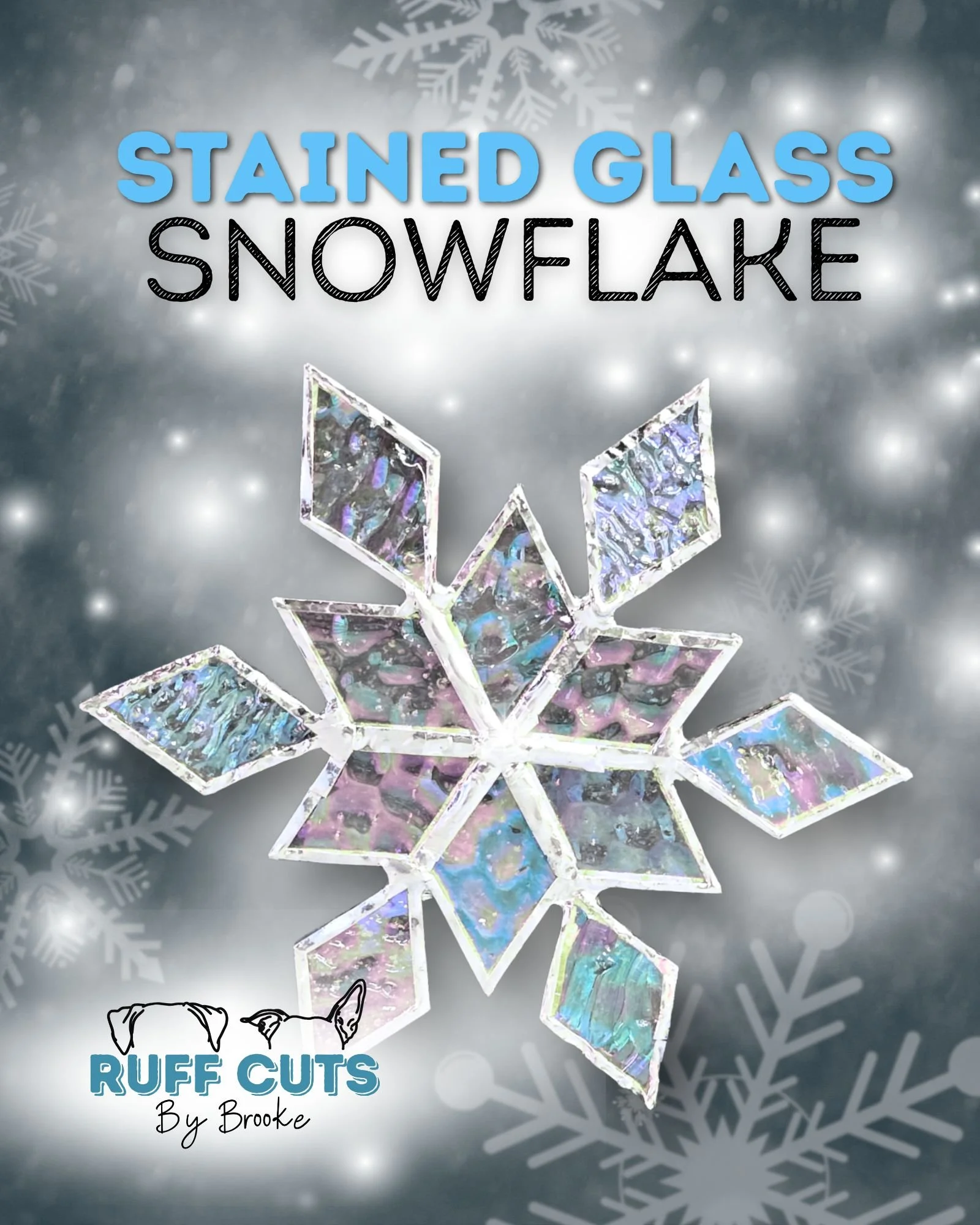 Stained Glass Snowflake
