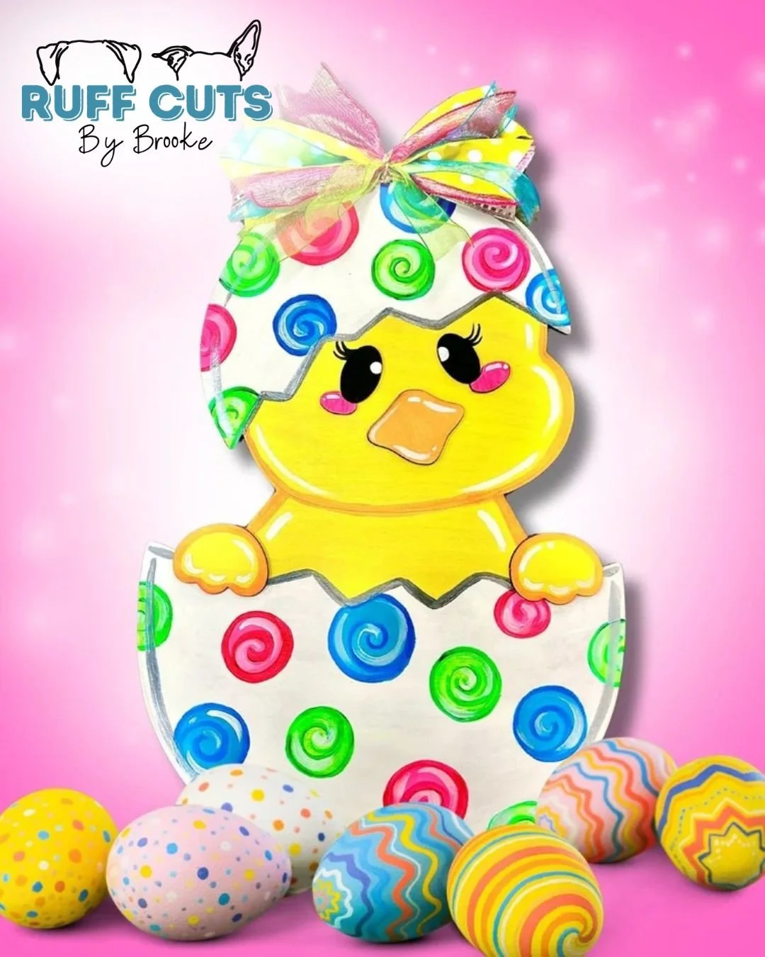 Easter Chick Door Hanger