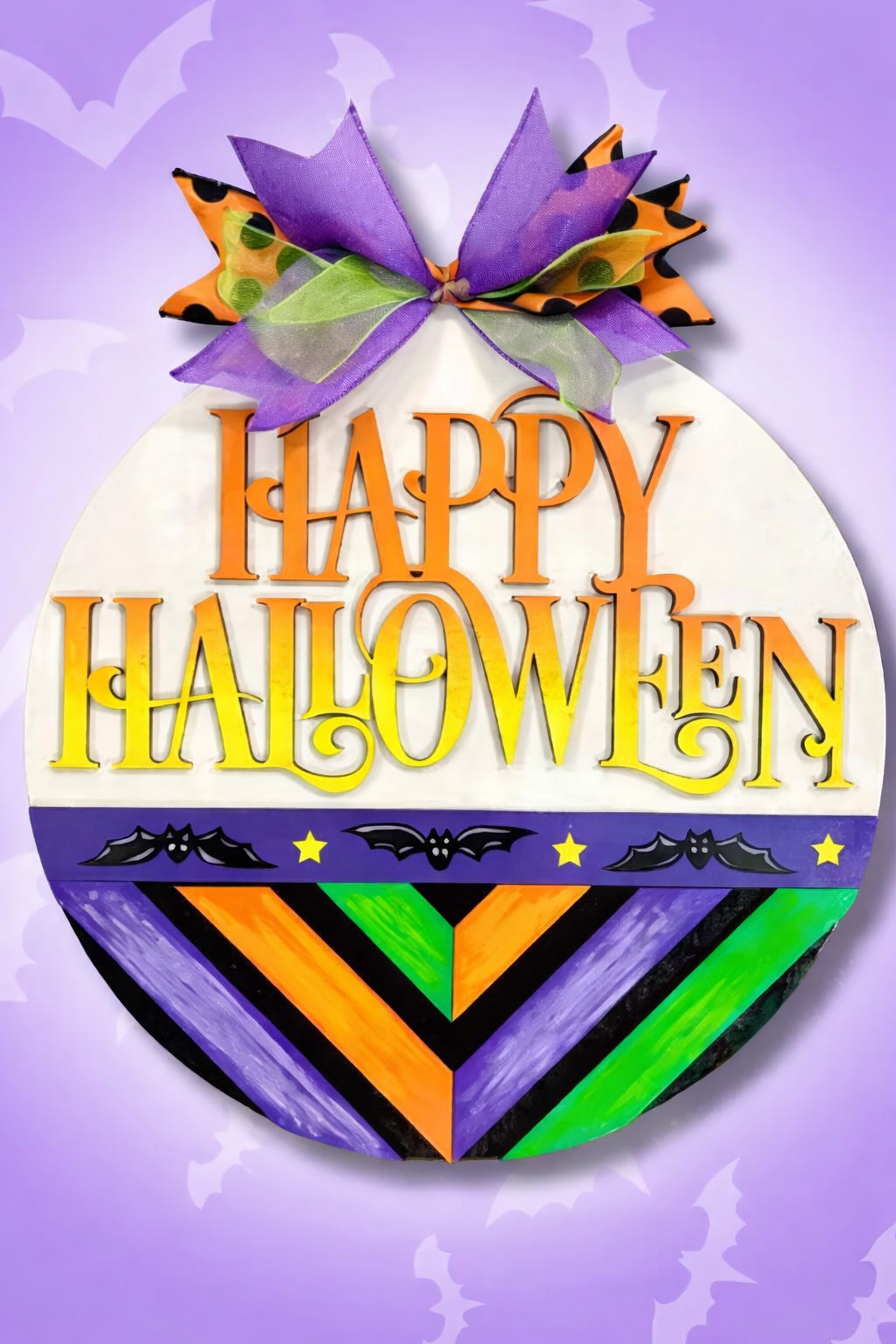 Happy Halloween BOHO Door Hanger