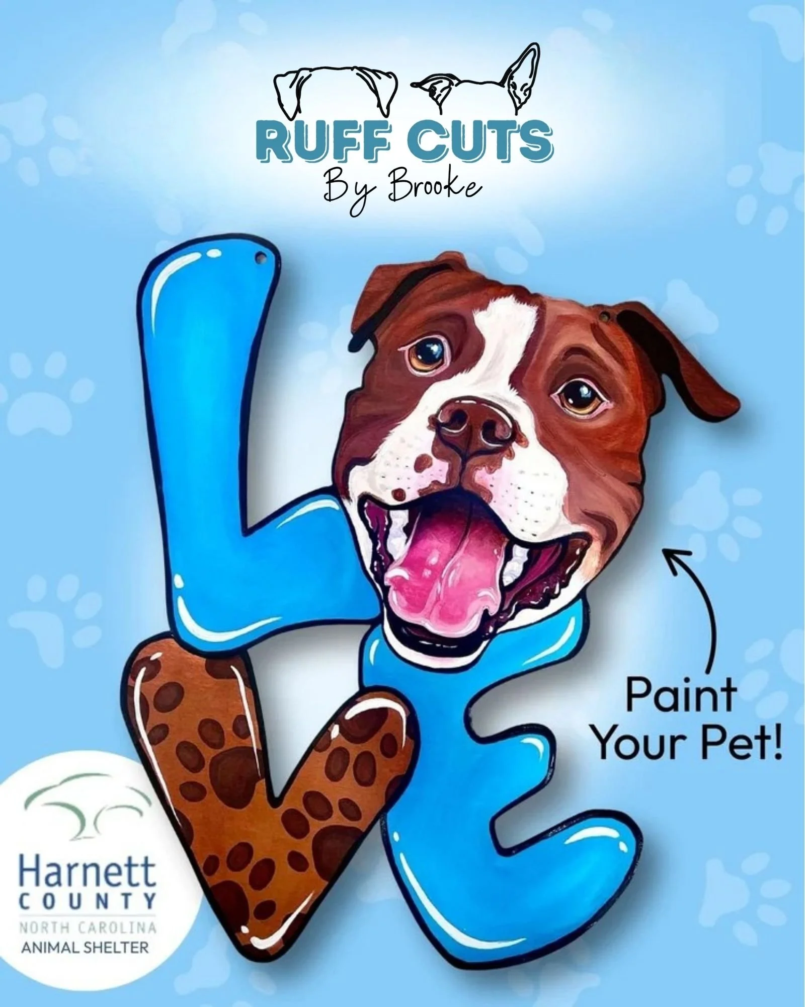 Must Love Mutts Door Hanger