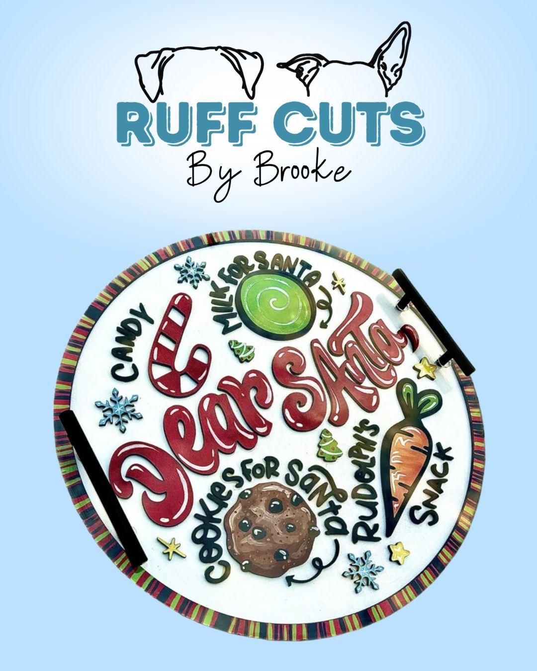 Cookies for Santa Serving Tray