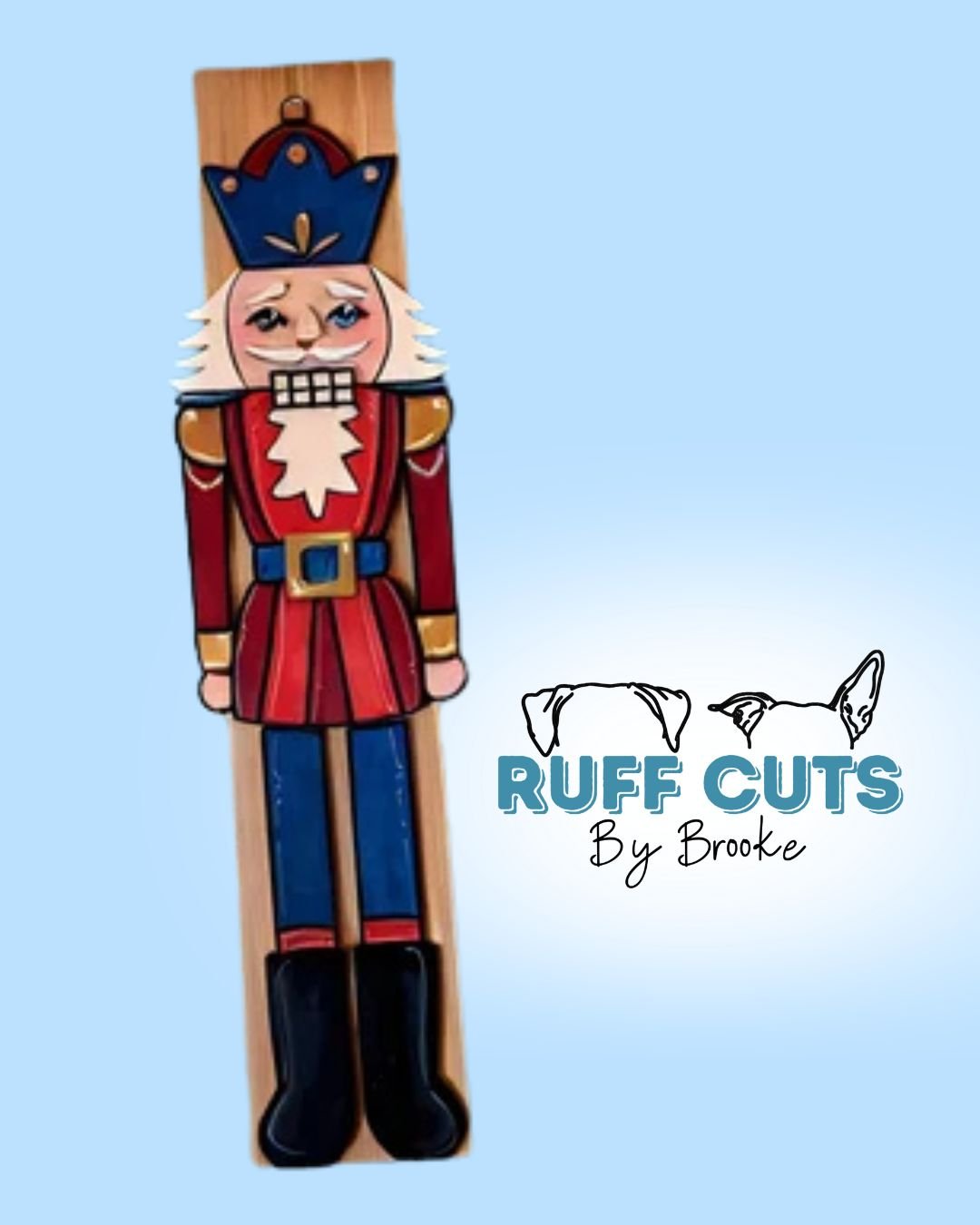 4 Foot Nutcracker Porch Leaner