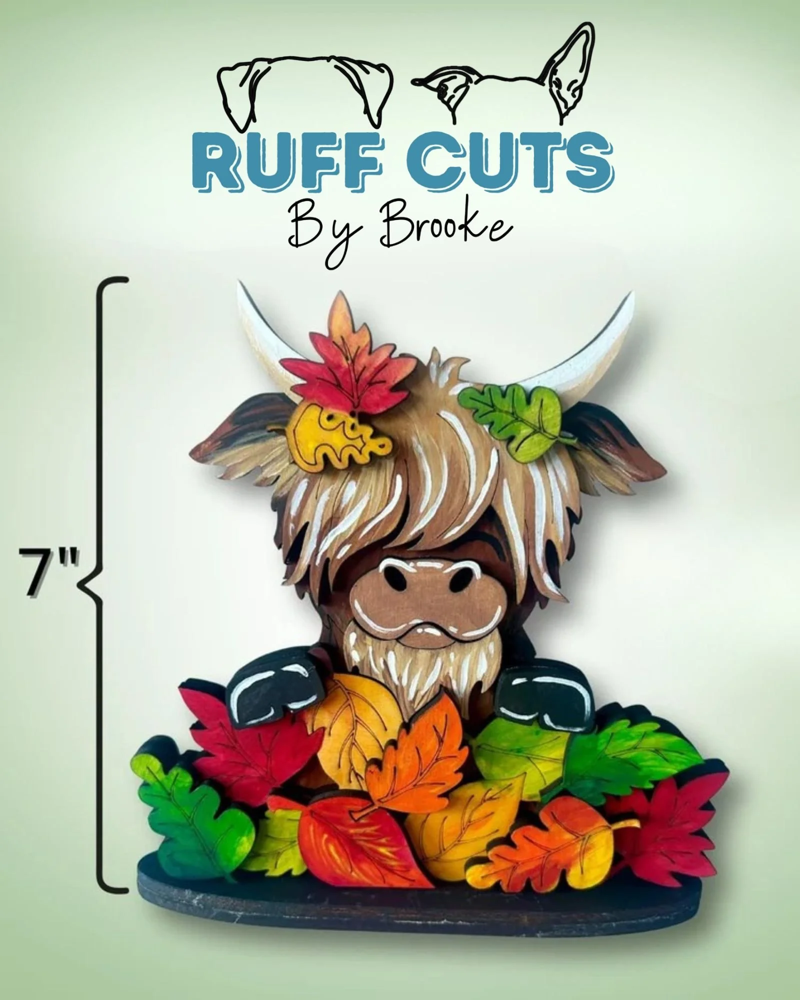 Small Fall Highland Stand Up