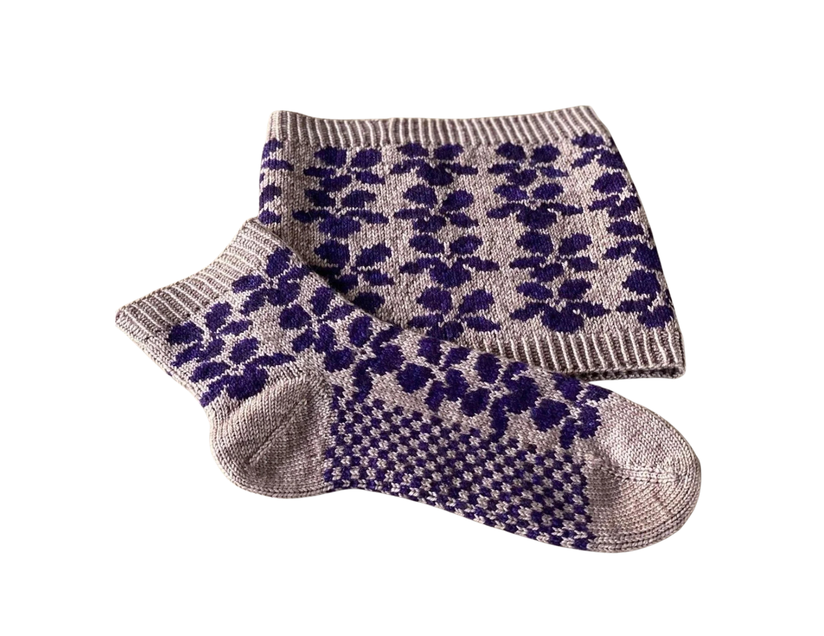 Whispering Violets Sock Pattern