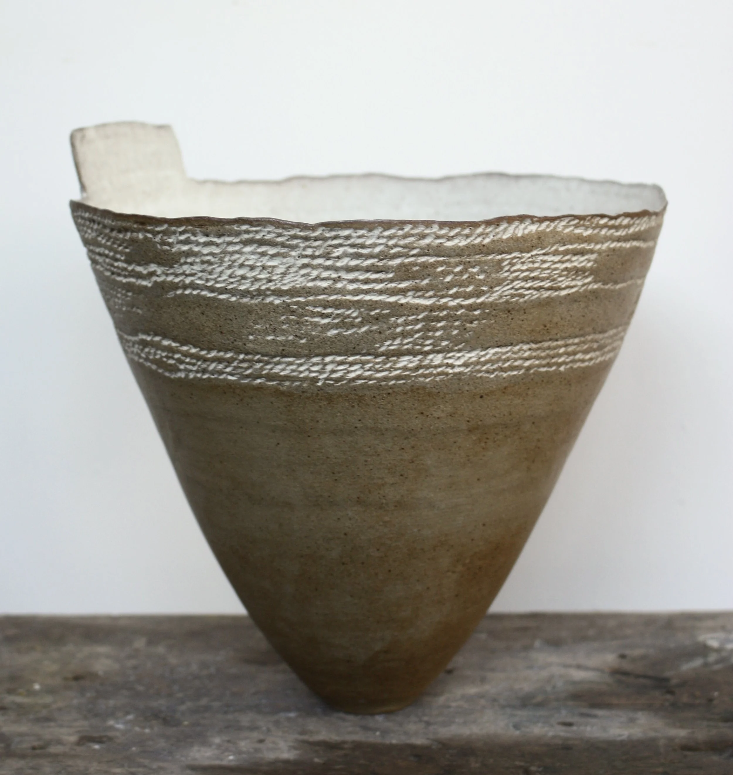 Corded Vessel - Norfolk chalk glaze.JPG
