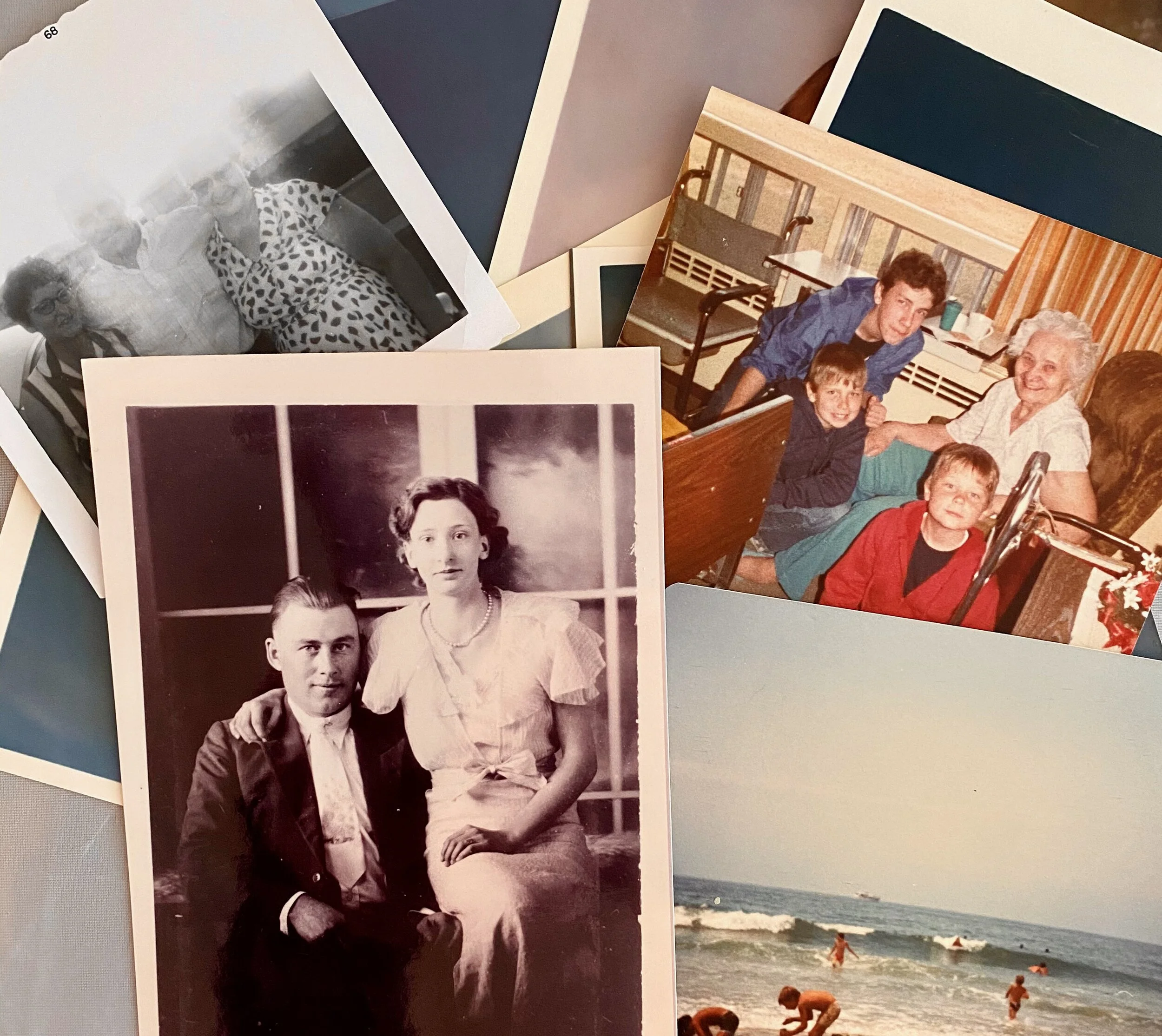 a bunch of photos of people