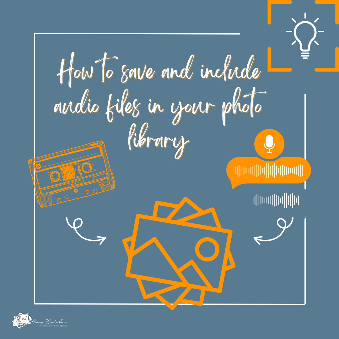 How to save and include audio files in your photo library — Arrange ...