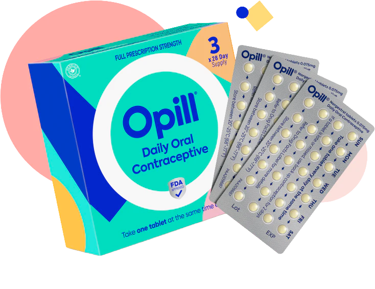 Image displaying Opill daily oral over the counter contraceptive