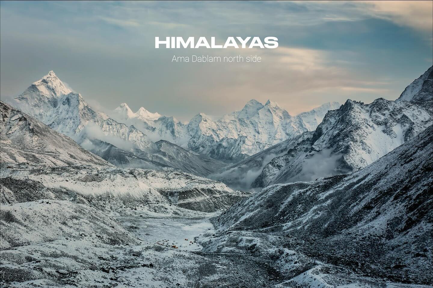The breathtaking landscape of the Himalayas.
On the left the majestic Ama Dablam.

#mountains #amadablam #adventure #himalayas #djinepal #nepal