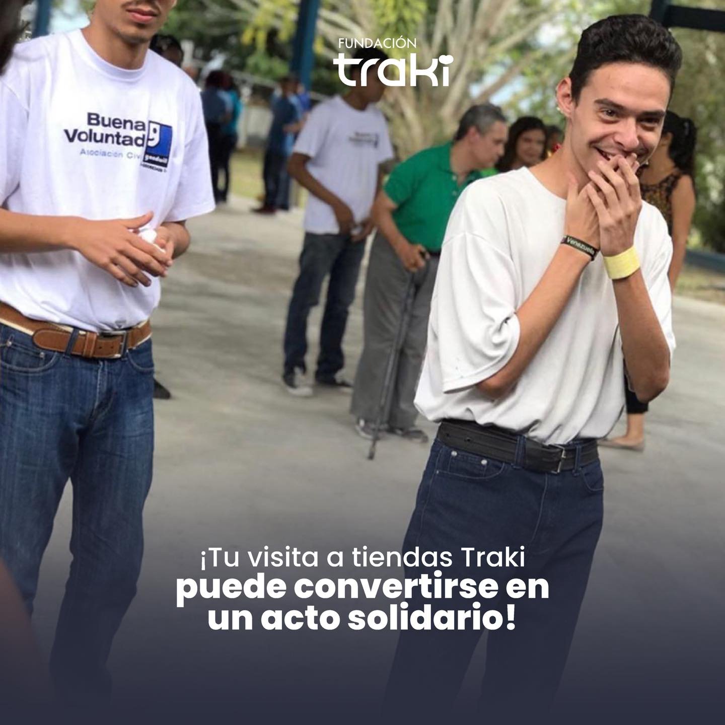 Al visitar tu tienda Traki favorita, tienes la oportunidad de colaborar con una fundaci&oacute;n venezolana a trav&eacute;s de nuestro programa &ldquo;Un Gesto Solidario.&rdquo;

Solo tienes que acercarte al &aacute;rea de caja y, al momento de pagar