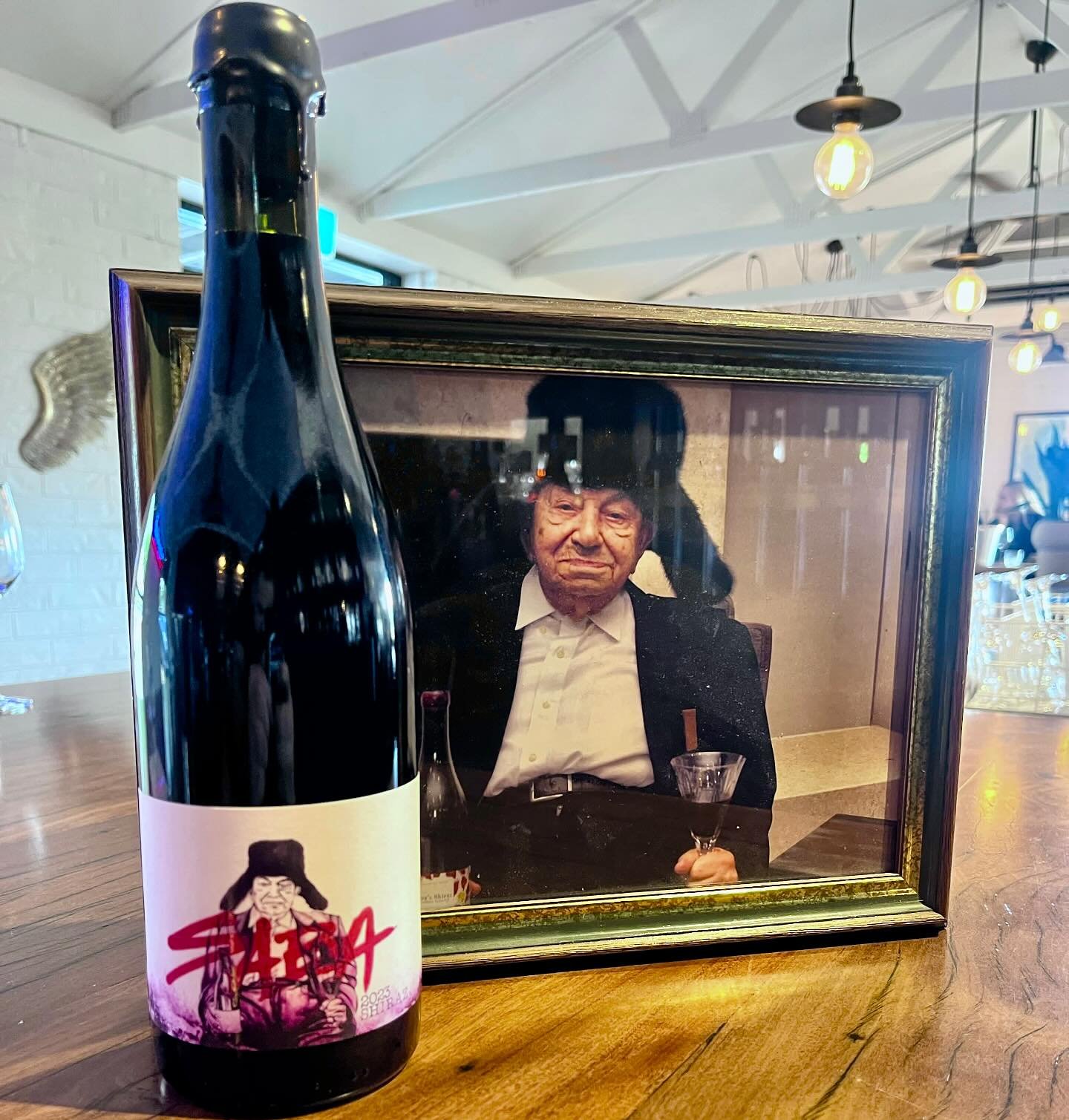 Just released: our Grand Reserve SABA Shiraz 2023.

Crafted in honour of my grandfather, pictured here at 100 years of age &mdash; a legacy that inspires everything we do.

We only make this wine once every ten years, and the 2023 vintage gave us som