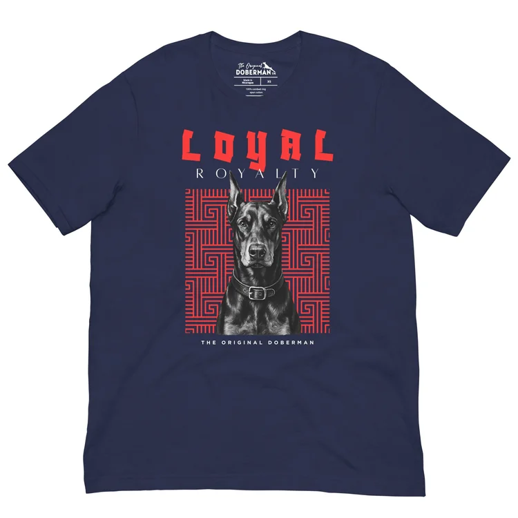 Loyal Royalty Doberman Unisex T-Shirt