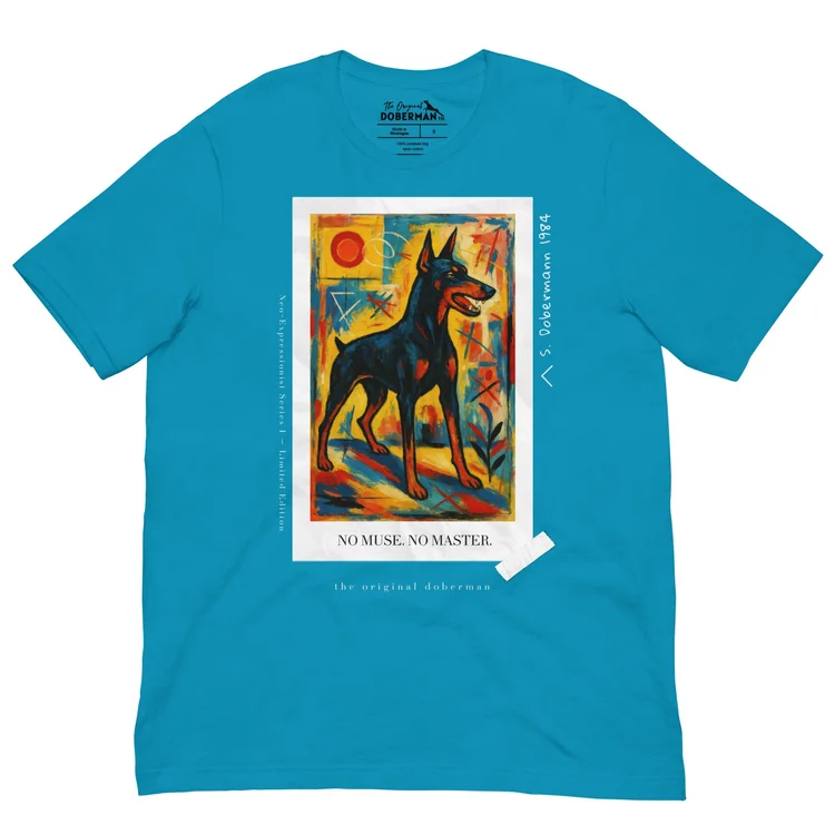 No Muse. No Master. - 1980s Era Doberman T-Shirt - Unisex