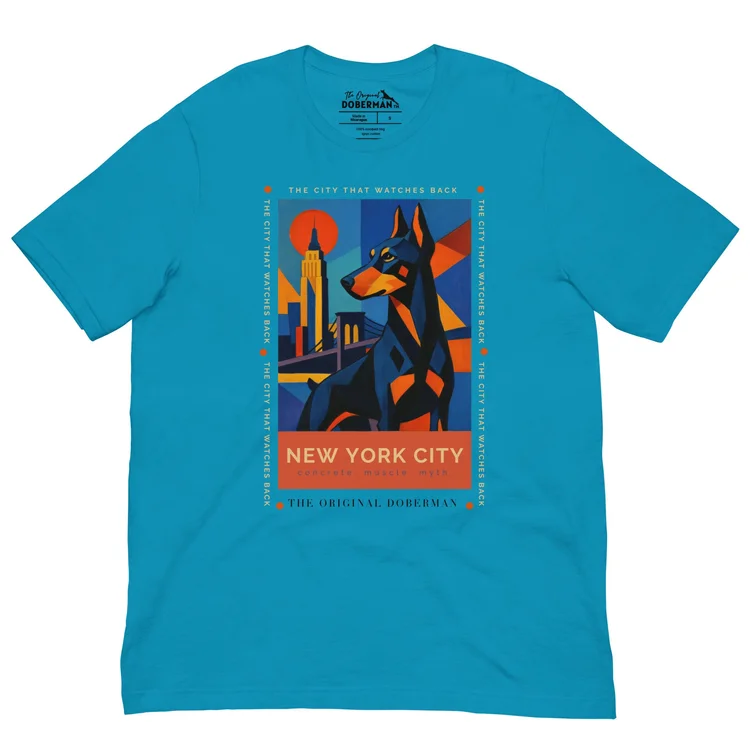 New York City Doberman Unisex T-Shirt