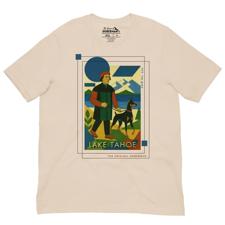 Lake Tahoe Doberman T-Shirt - Unisex