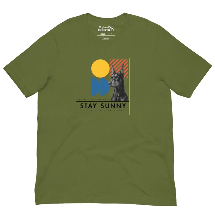 Stay Sunny Doberman T-Shirt - Unisex