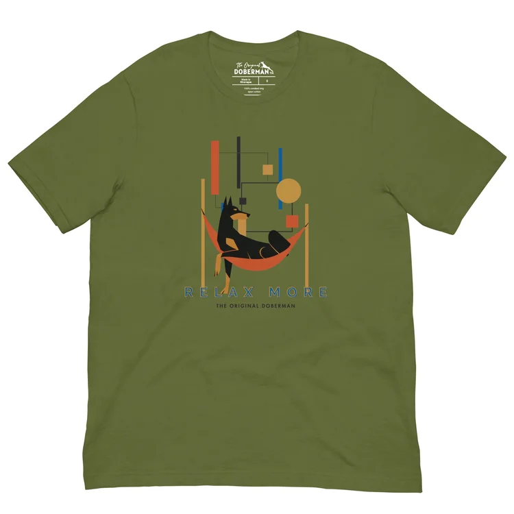 Relax More Doberman T-Shirt - Unisex