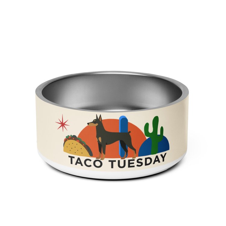 Taco Tuesday Dog Bowl