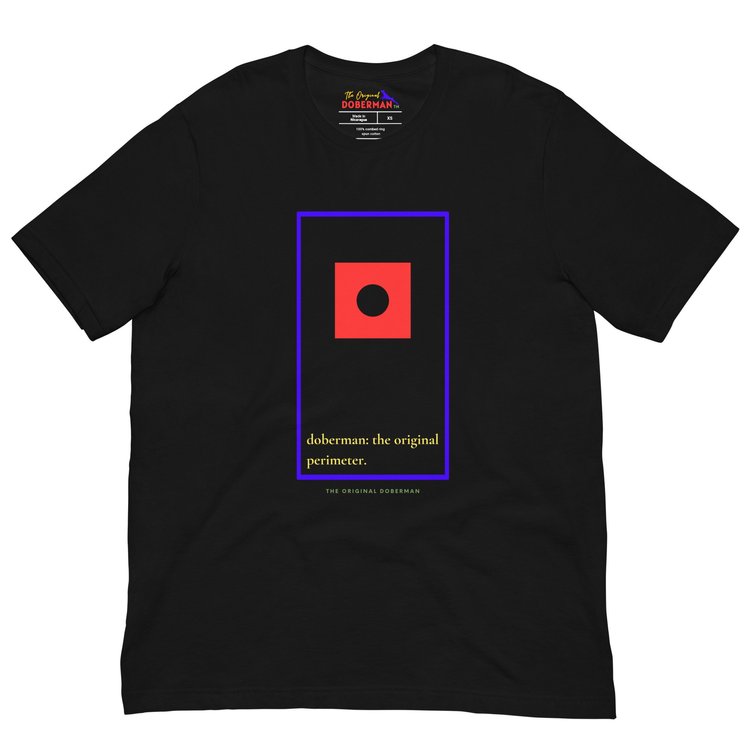 Doberman Security System Unisex t-shirt