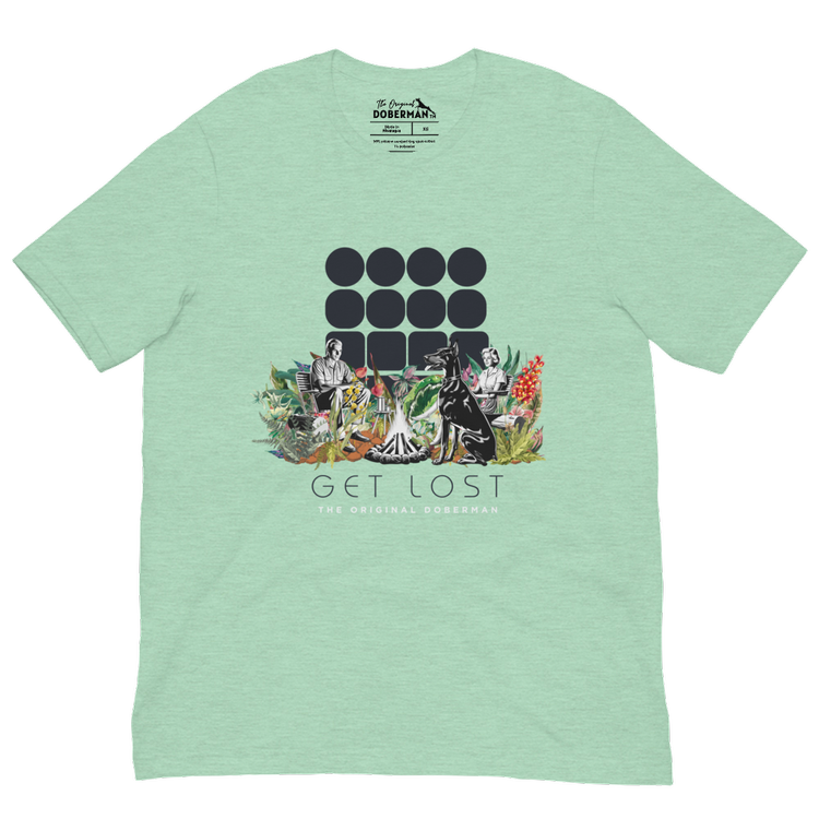 Get Lost Doberman Unisex T-shirt