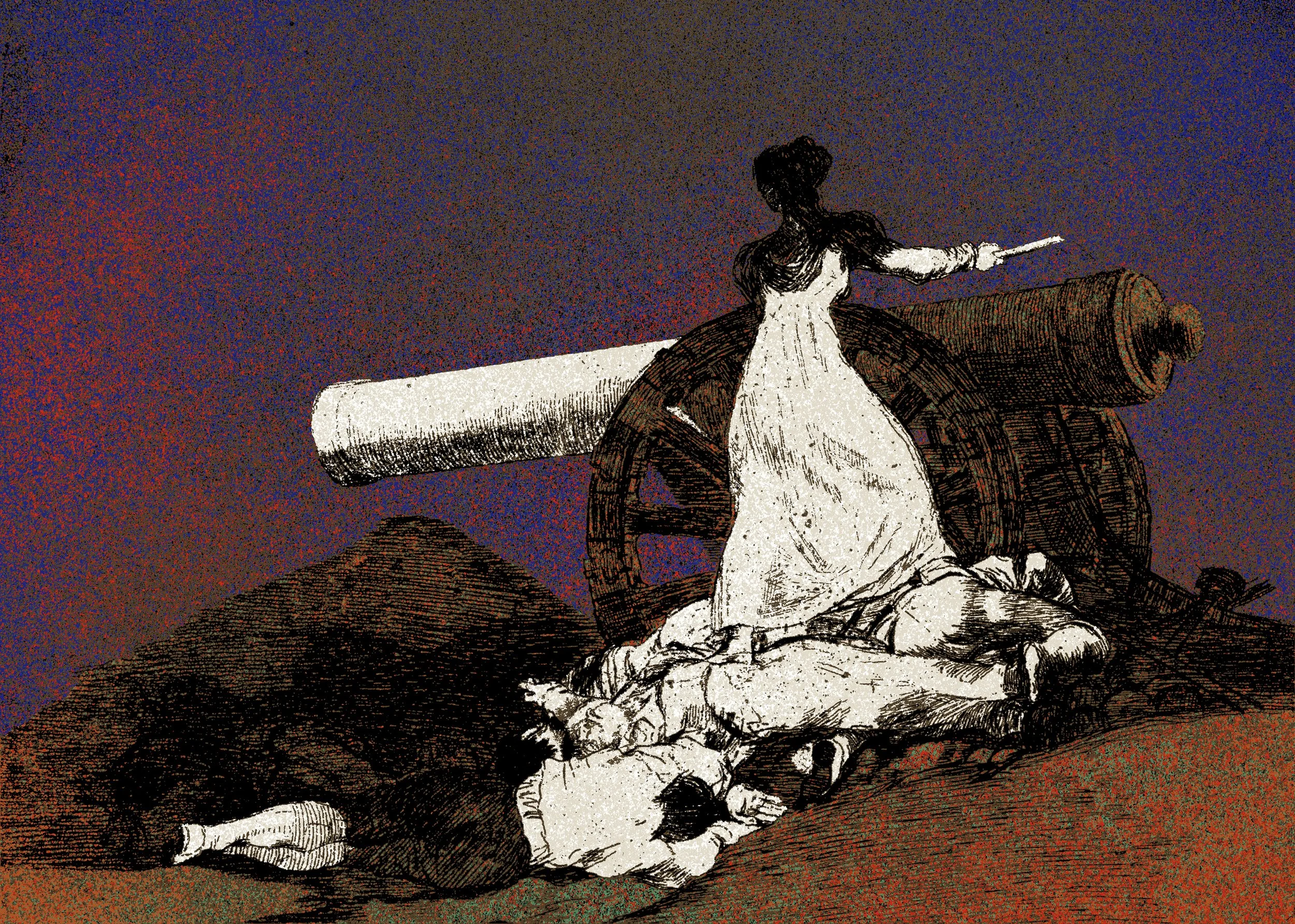 “Goya: Disasterts of War 7” limited edition Giclee print on A2 Hahnemule paper