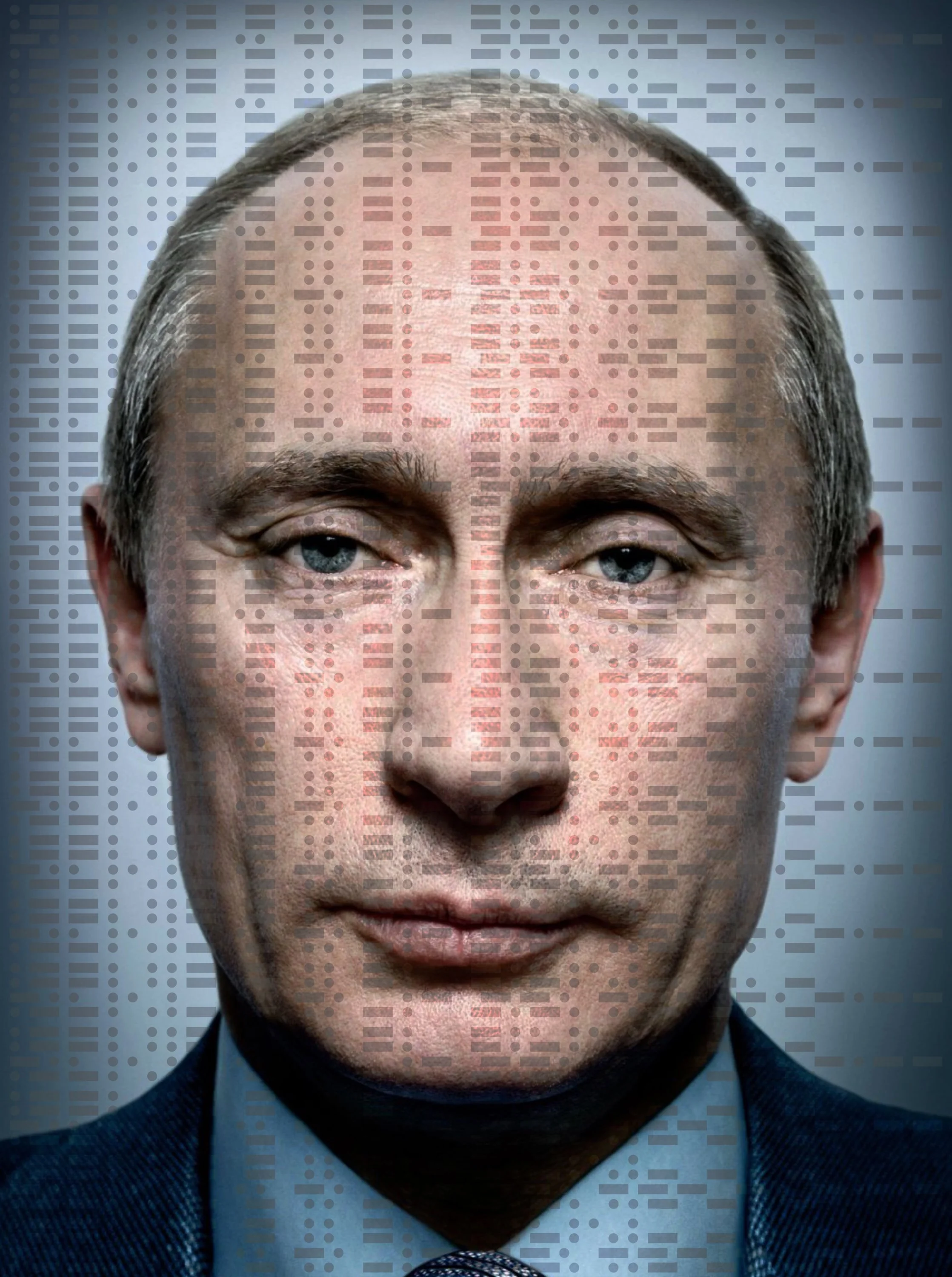 " Putin Decoded"     limited edition Giclee print    on A2  Hahnemule paper