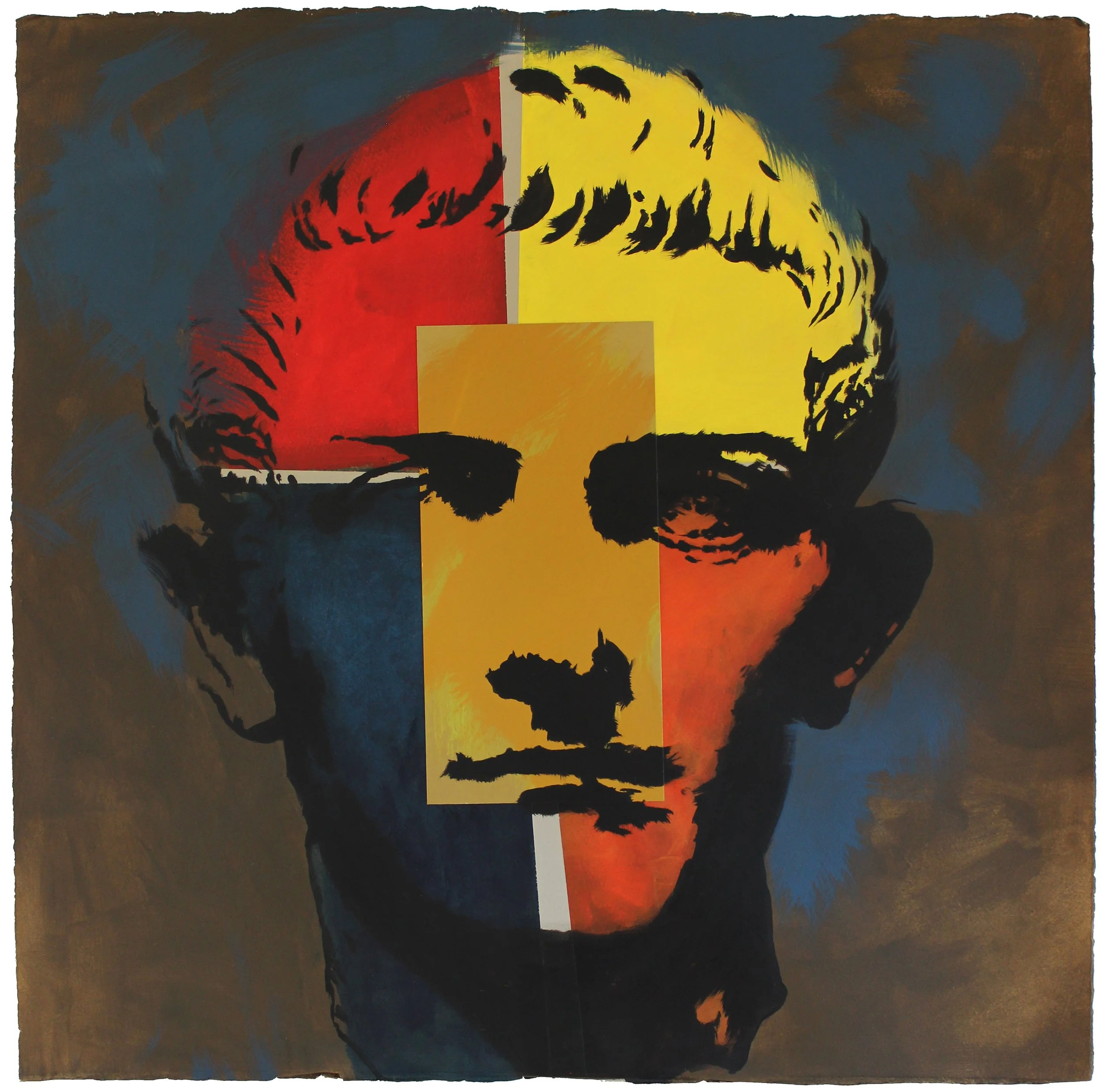 "Emperor III”
acrylic on paper 2026  (57 x 57 cm)