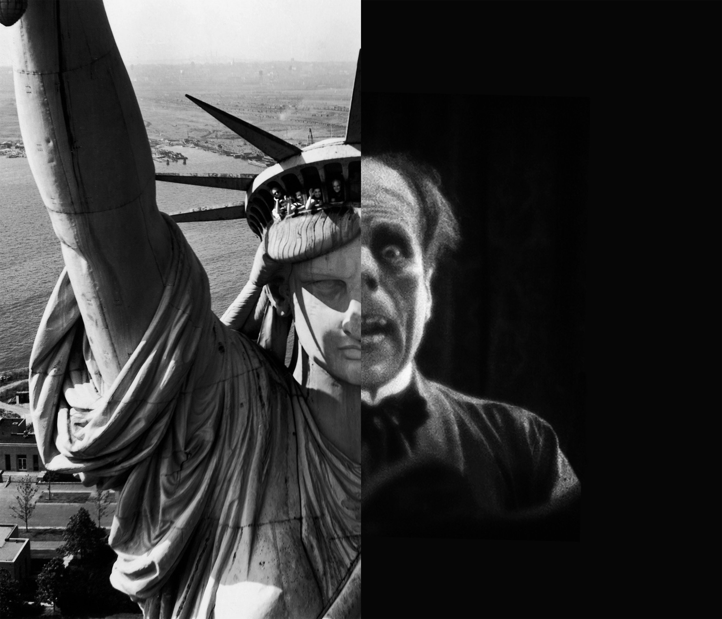 “the phantom of liberty” - 2026 -  limited edition Giclee print,    on A2  Hahnemule paper