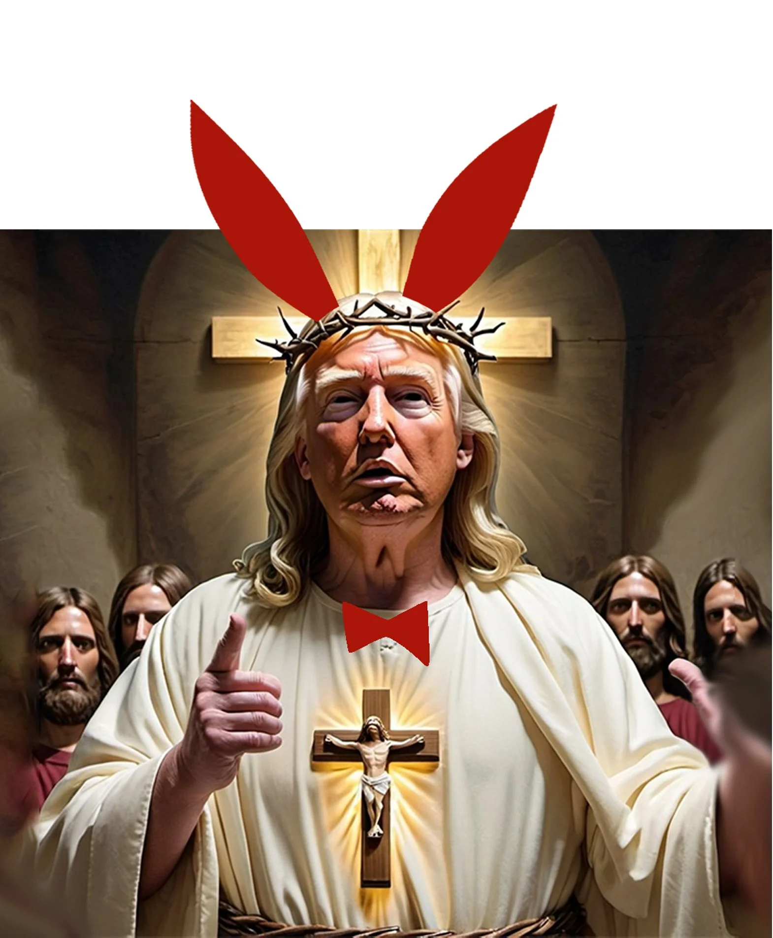 "Lord of the Bunnies" - digital image 2024