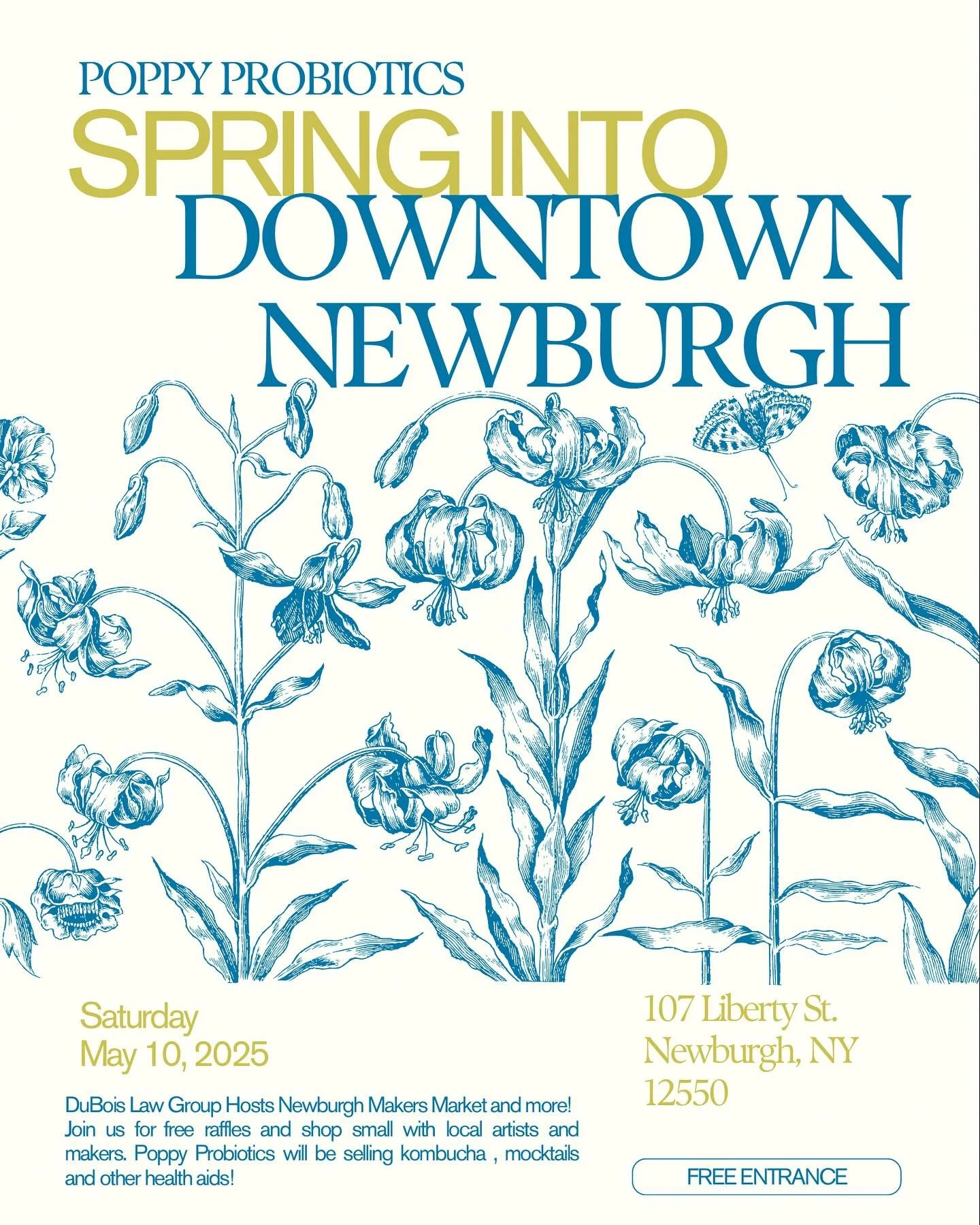 Happy Spring! Market season is back in full swing&hellip;and we&rsquo;re kicking things off with a very special pop up- 

DuBois Law Group x Newburgh Makers Market is participating in &lsquo;Spring into Newburgh&rsquo;! just in time for Mother&rsquo;