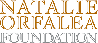 Logo with the text 'NATALIE ORLEA', 'FOUNDATION' beneath it in gray.