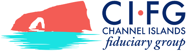 Channel Islands Fiduciary Group logo with a stylized island, water, and text.