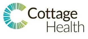 Cottage Health logo with colorful 'C' design and black text