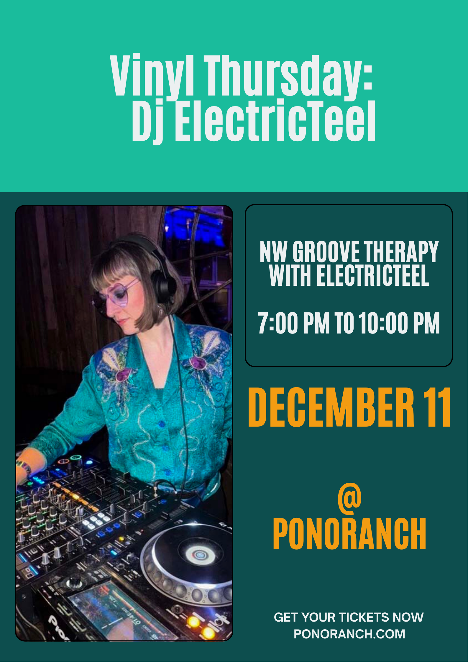 Vinyl Thursday: NW Groove Therapy w/ Electric Teel